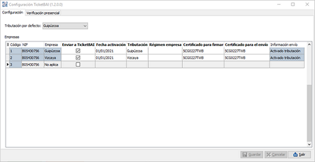 configuracion multiempresa