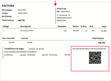 factura QR TBAI