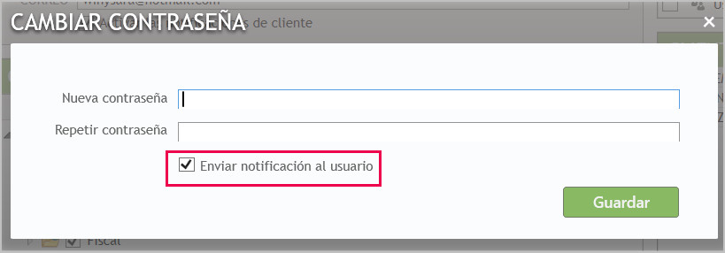nueva contrasena