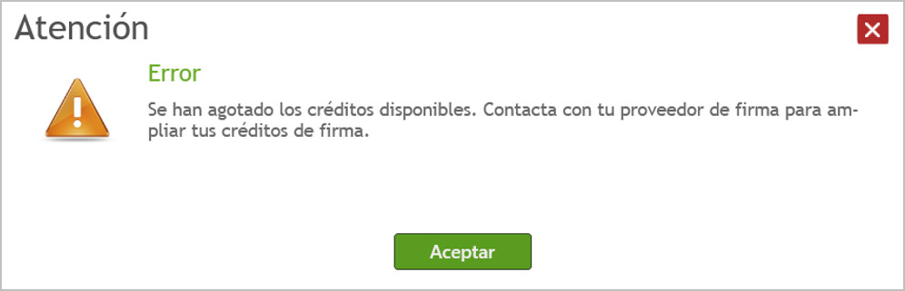 error licencias