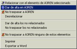 Dar de alta elemento