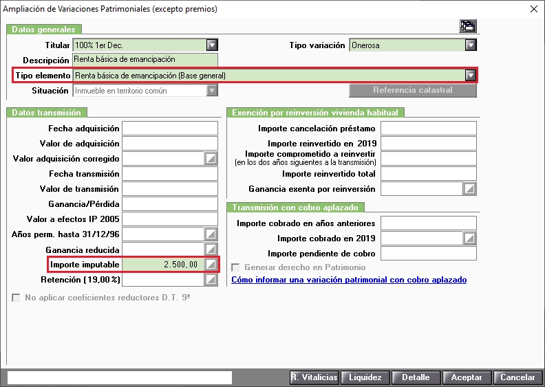 VO Renta emancipacion BG