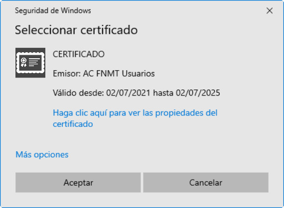 seleccion certficado