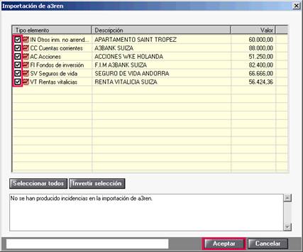 Bienes a importar a3ren