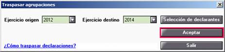 Aceptar traspaso agrupaciones