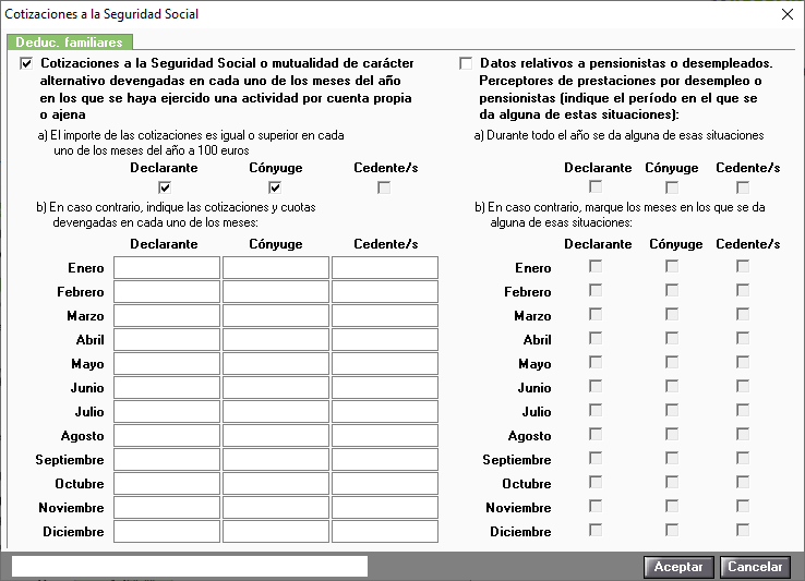 DF Cotizaciones a la Seguridad Social