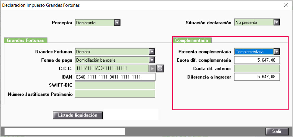 complementaria 718