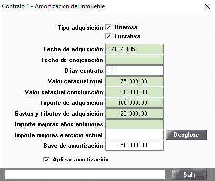 IA Amortizacion del inmueble arrendado