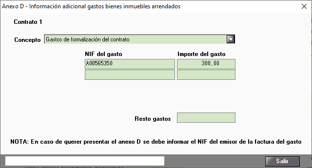 Anexo D Cumplimentacion de datos