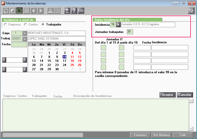 calcular nominas de agricultura