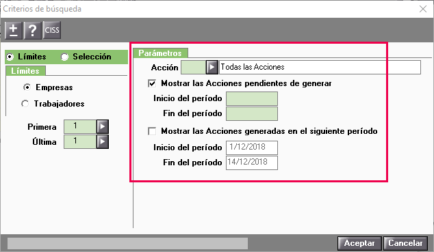 criterios de búsqueda
