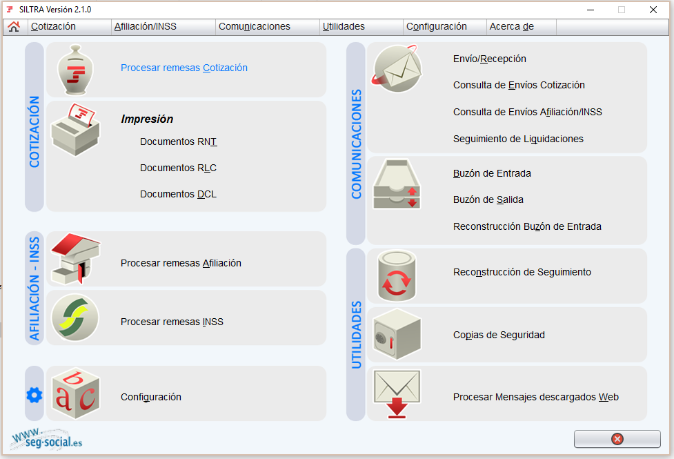 configurar enlaces siltra