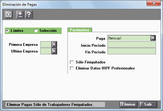 eliminacion pagas