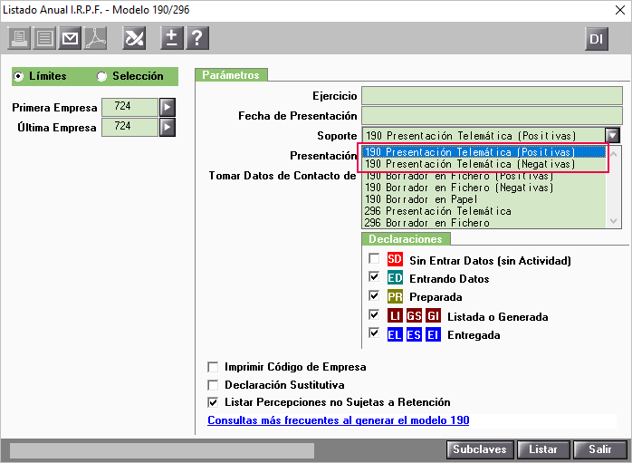190 Presentacion Telematica