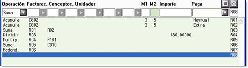 acumulado con redondeo final en formula