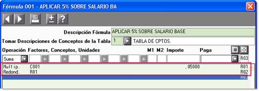 como redondear el resultado de una formula