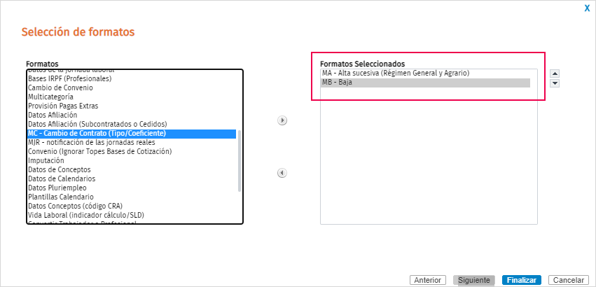 unir formatos exportar importar