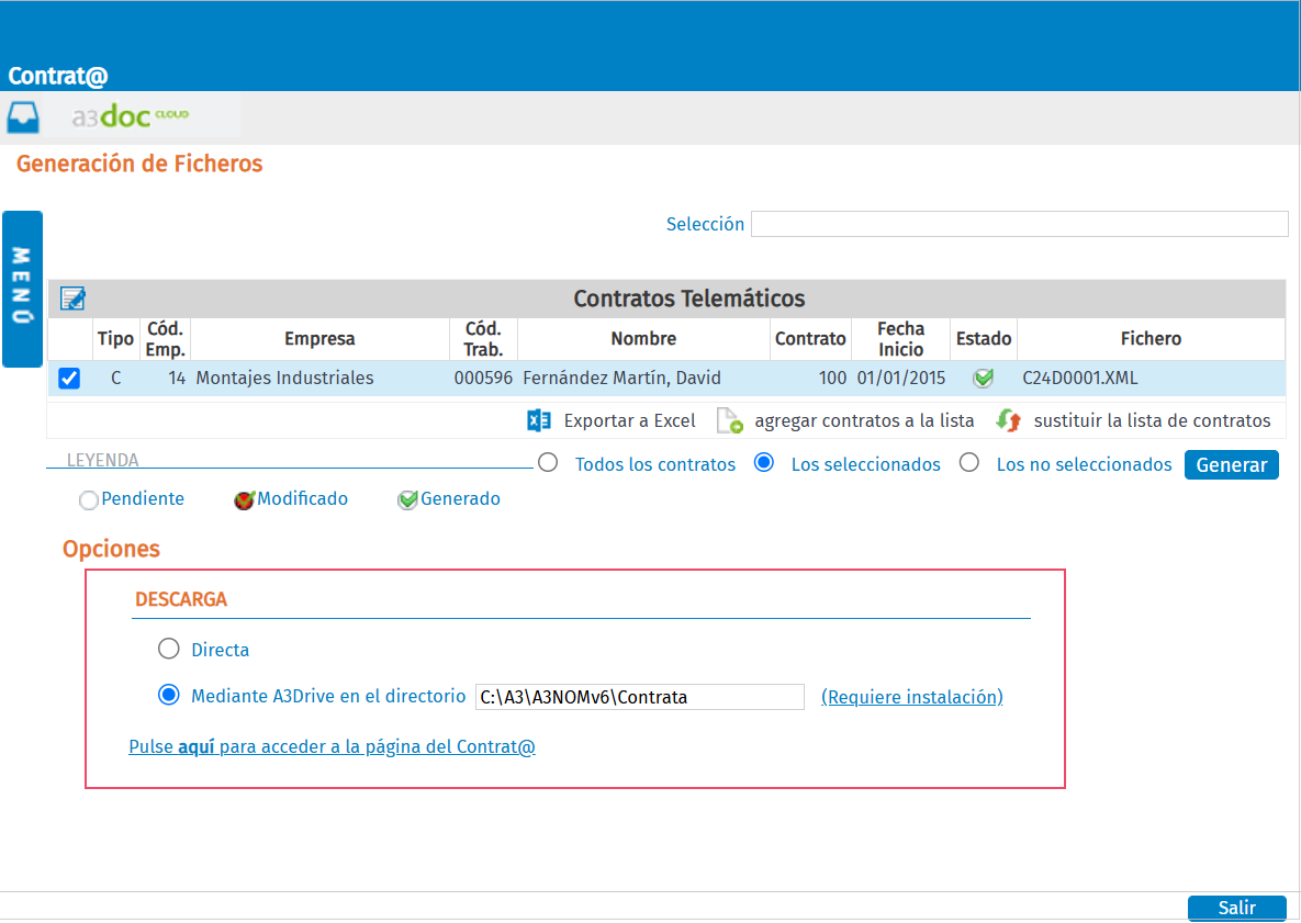 descargar XML