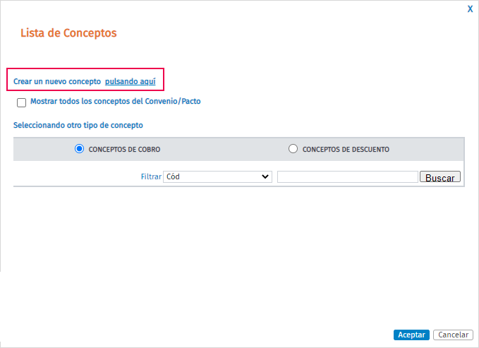 crear nuevo concepto a traves asistente