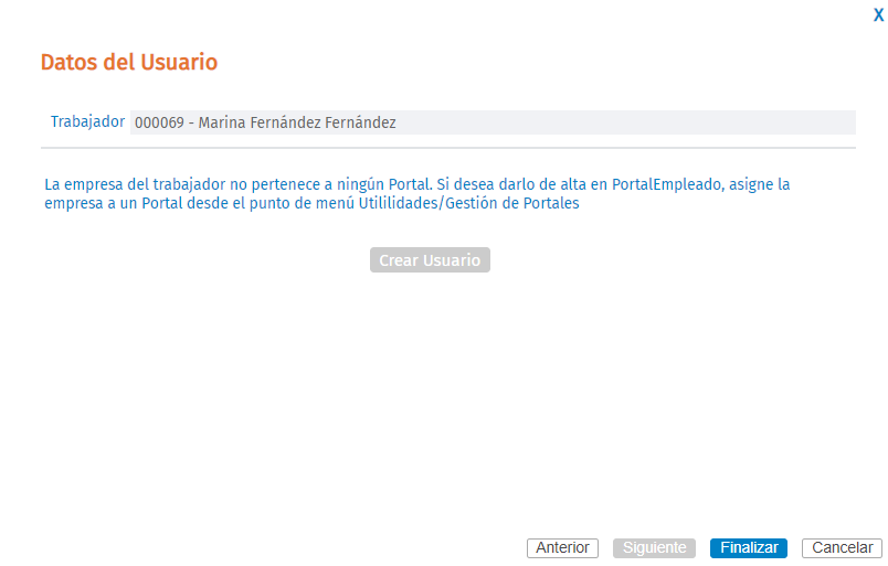 usuario del portal