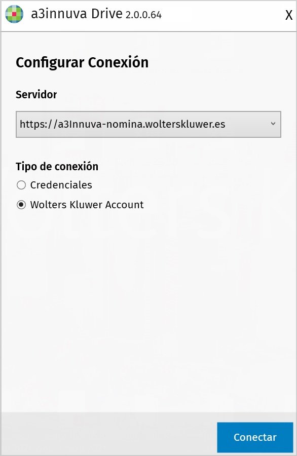Configurar conexión