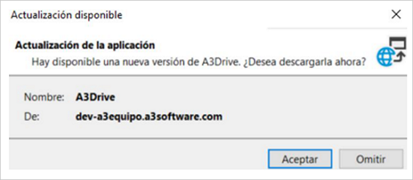 actualizacion a3drive