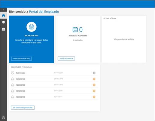 portal del empleado version S