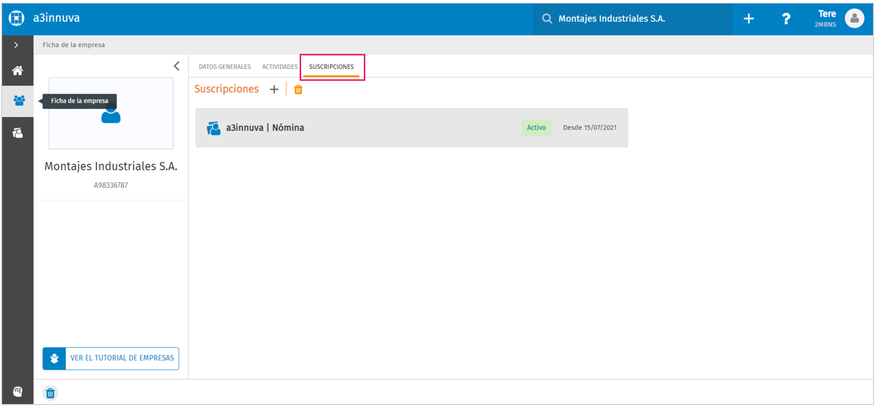 eliminar empresa