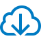 183742 - cloud down download outline