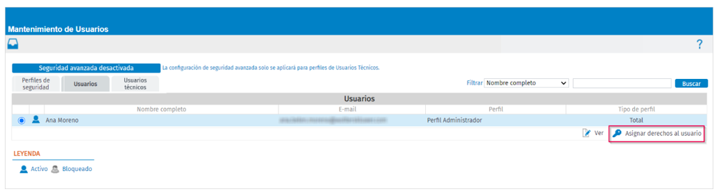 derechos especificos usuarios