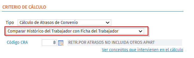 comparar historico