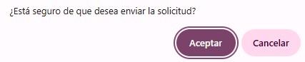 Mensaje de aviso