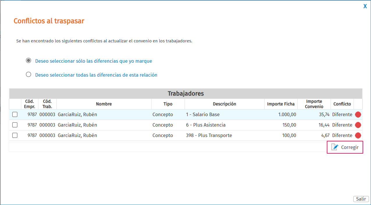 Conflictos a traspasar