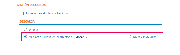 descarga mediante_a3drive