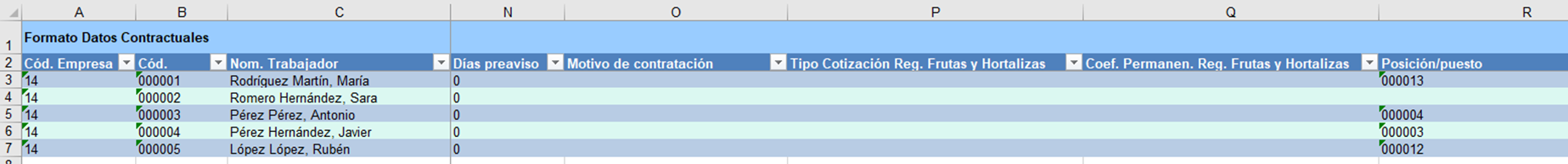 formato 109 informar posicion