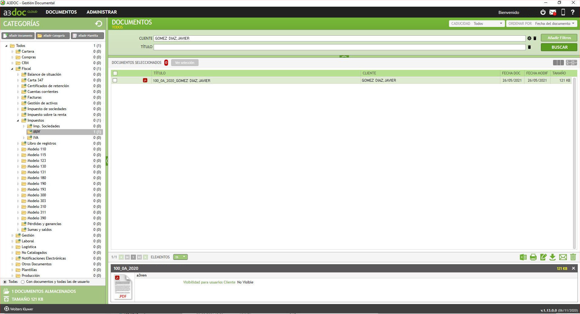 a3doc Busqueda por cliente