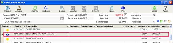 Extracto con varias propuestas