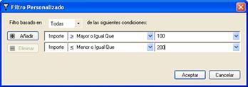 Filtro personalizado