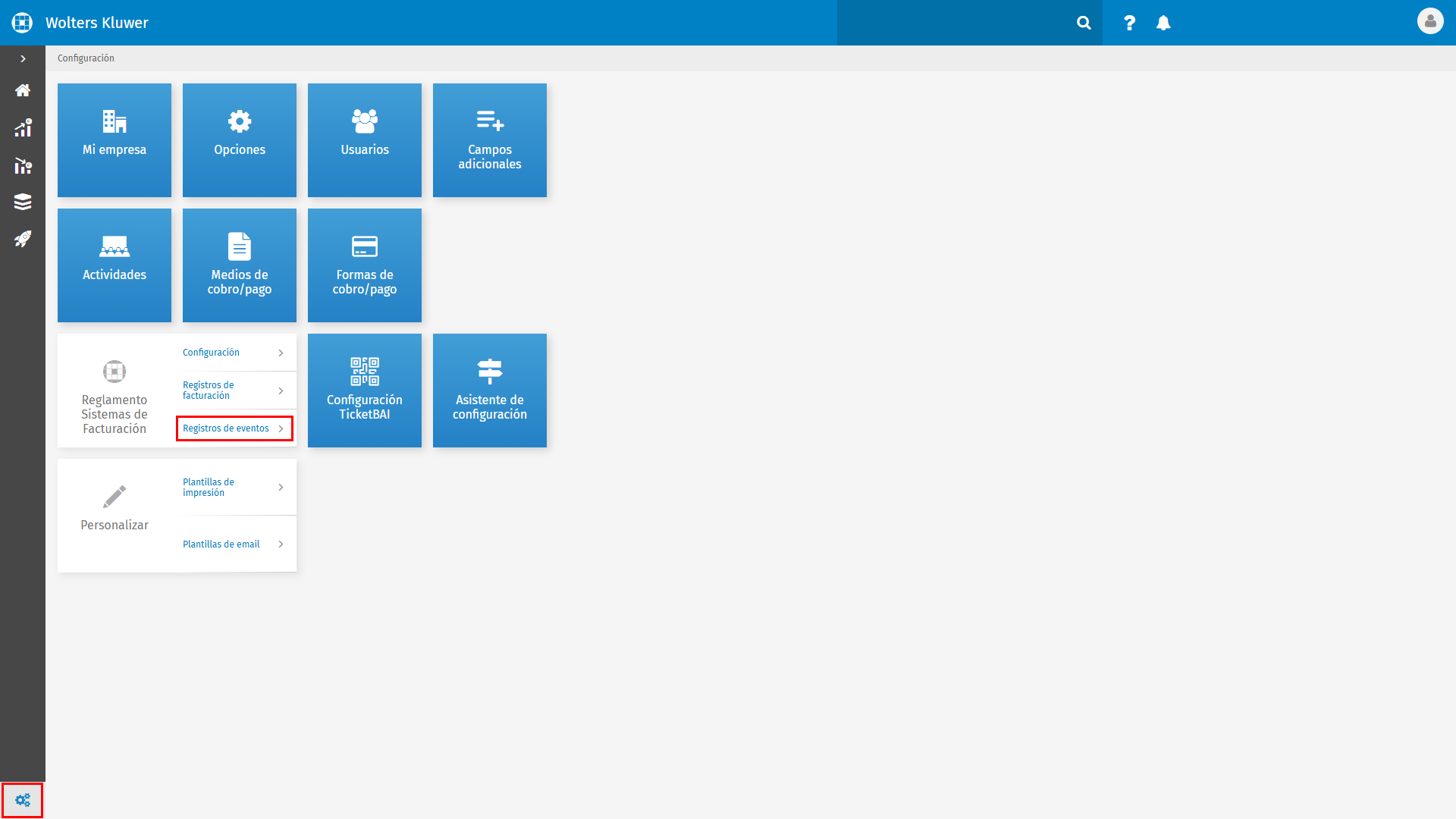 Configuracion Reglamento de los Sistemas de Facturacion Registros de eventos.png