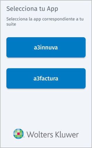 selecciona a3factura o a3innuva