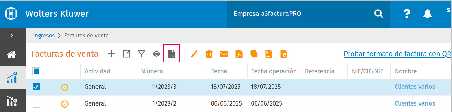 opción rectificativa