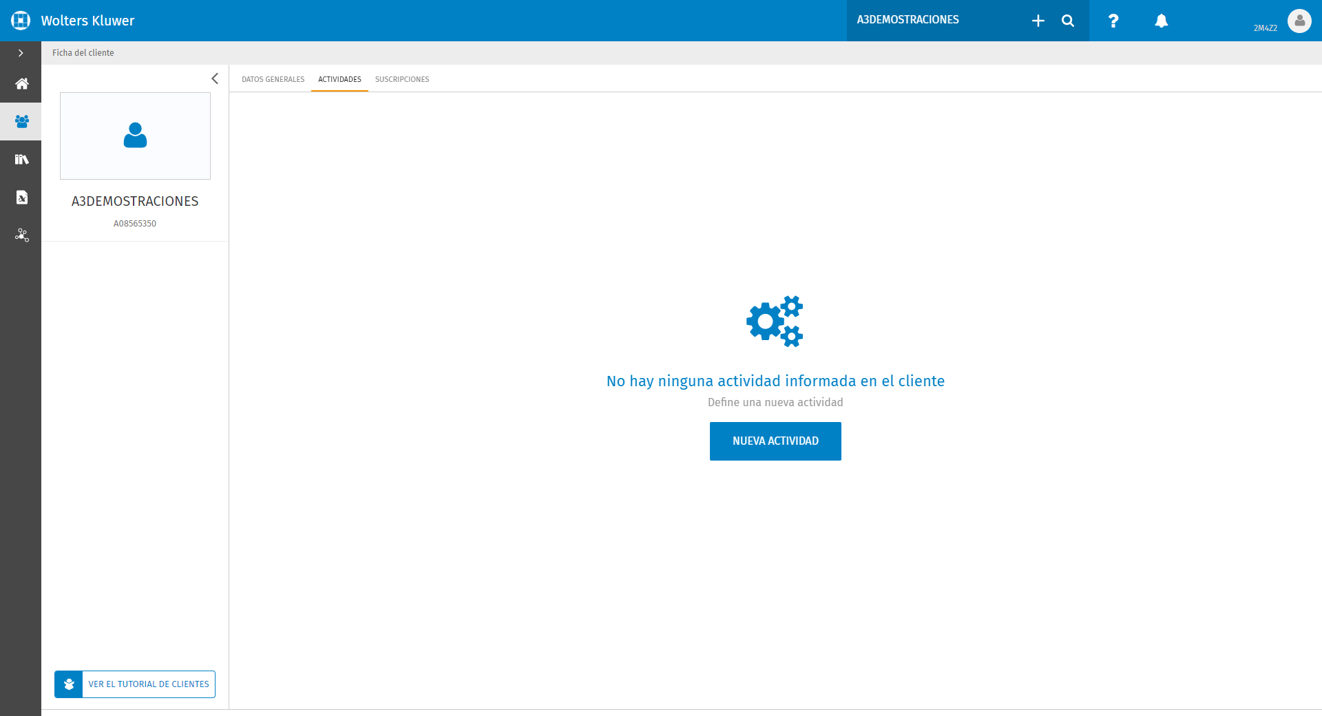 Nueva Actividad