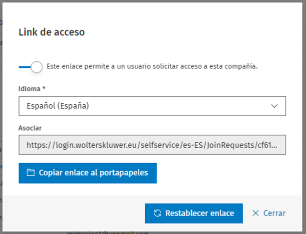 Link de acceso