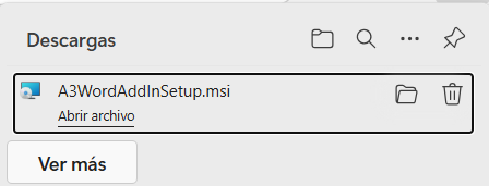 Descarga Setup
