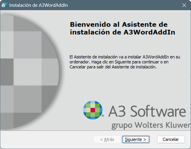 Asistente instalación