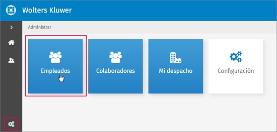 alta de usuarios tipo empleado