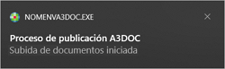 subida de documentos iniciada