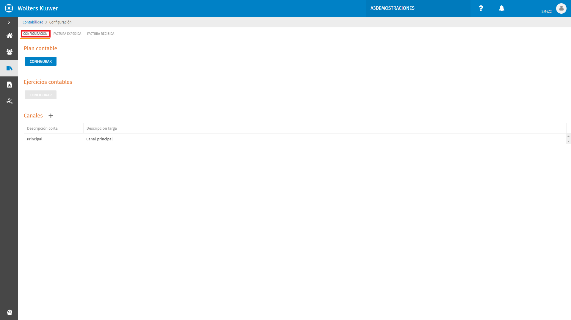 Configuracion contable