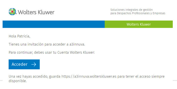 invitacion empleado