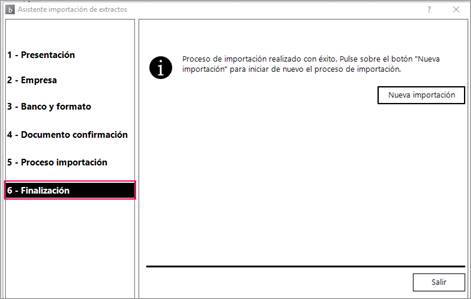 Finalización